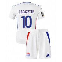 Olympique Lyonnais Alexandre Lacazette #10 Hjemmedraktsett Barn 2024-25 Kortermet (+ Korte bukser)